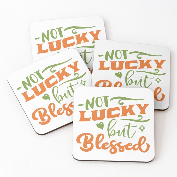 Item preview, Copy of Not Lucky But Blessed designed and sold by beefrancky.