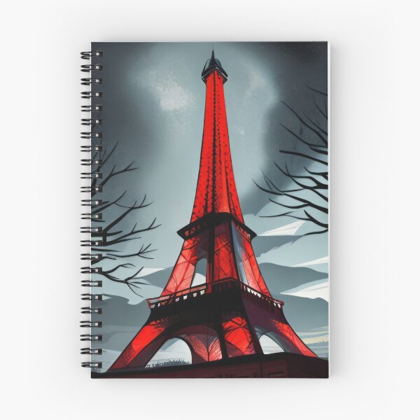 Item preview, Eiffel Tower illuminated in red designed and sold by Reunimage.