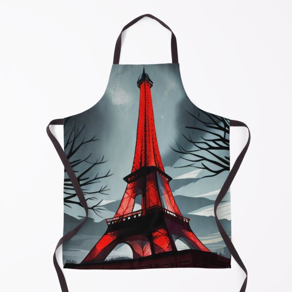Item preview, Eiffel Tower illuminated in red designed and sold by Reunimage.