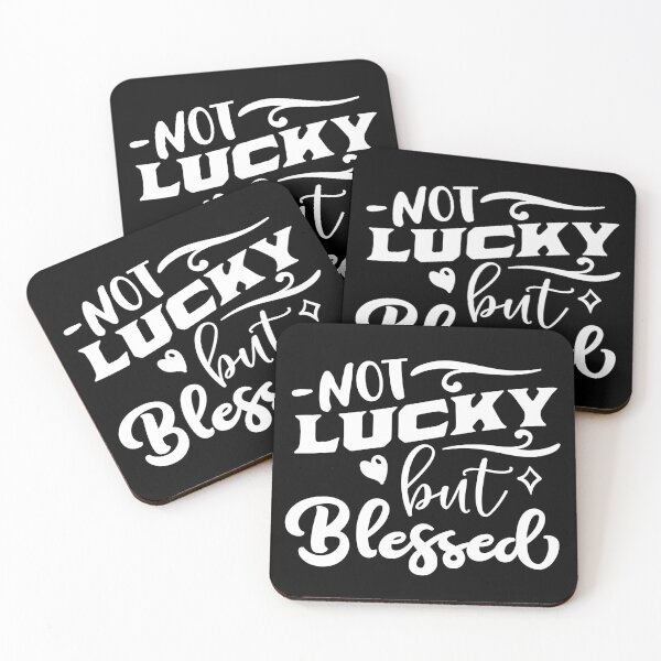 Item preview, Not Lucky But Blessed designed and sold by beefrancky.