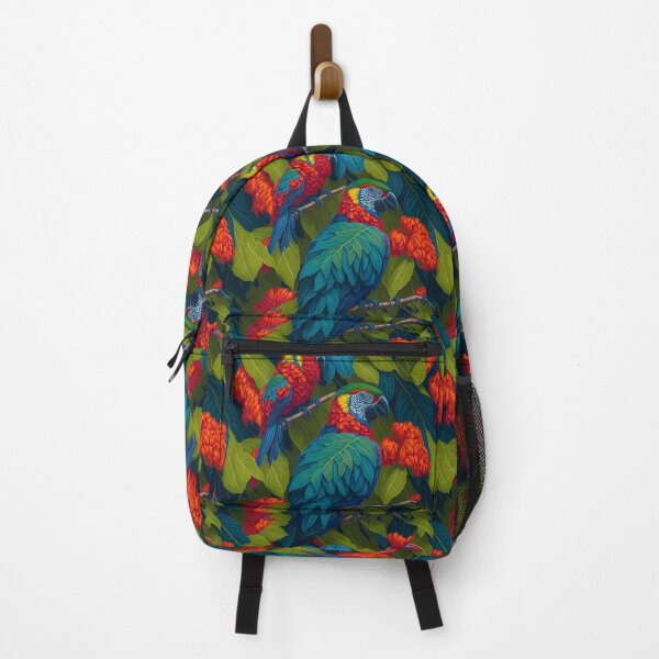 Item preview, A captivating composition of Parrots, a lush tropical paradise and hidden wonders designed and sold by AmazingLab.