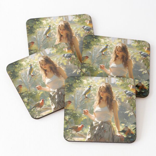 Item preview, woman in the park designed and sold by WorldBEST24.