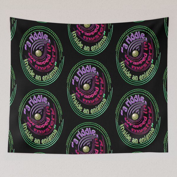 Item preview, "a riddle, wrapped in a mystery inside an enigma" designed and sold by TeaseTees.