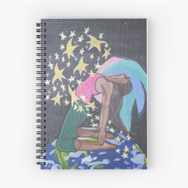 Item preview, Colourful Yoga Starry Original Painting designed and sold by SalM-Art.