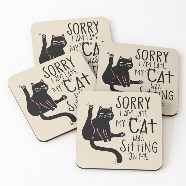 Item preview, My cat was sitting on me designed and sold by Monkey-Bar.