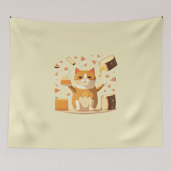 Item preview, Funny Cat Toast designed and sold by Itsheartshop.