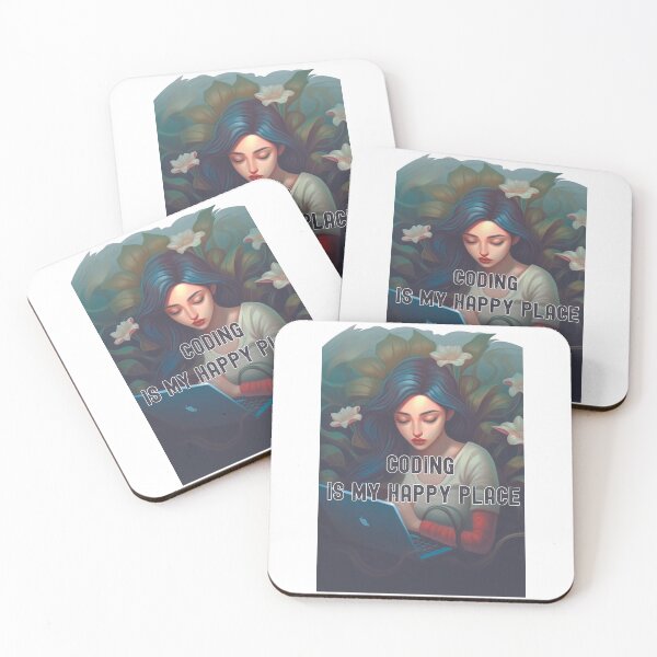 Item preview, Coding Is My Happy Place designed and sold by heringa.