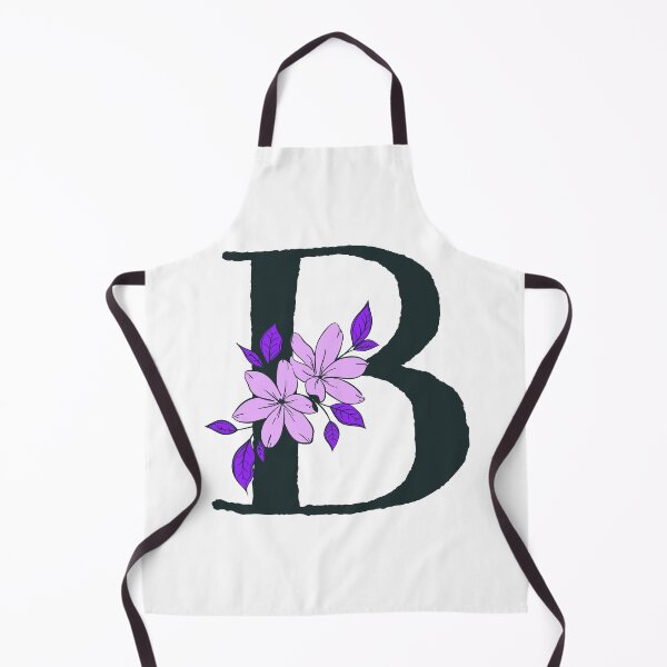 Item preview, Purple floral B monogram designed and sold by Coffee Lifestyle.