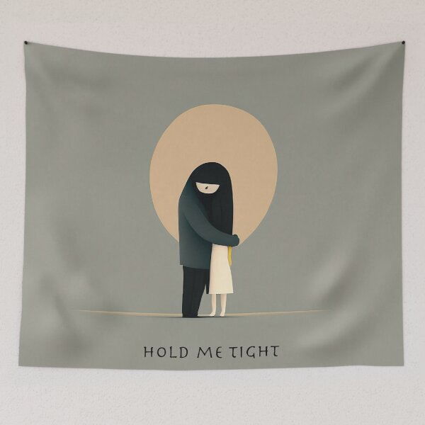 Item preview, [AI Art] Hold me tight, Minimal Art Style designed and sold by Sissle.