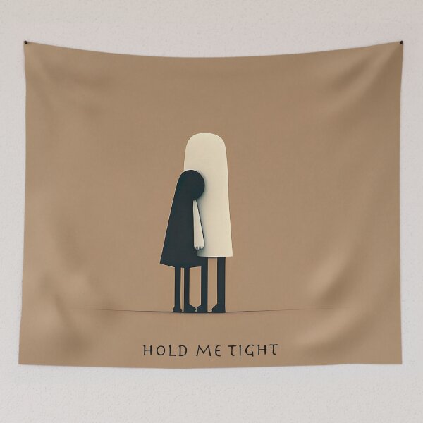 Item preview, [AI Art] Hold me tight, Minimal Art Style designed and sold by Sissle.