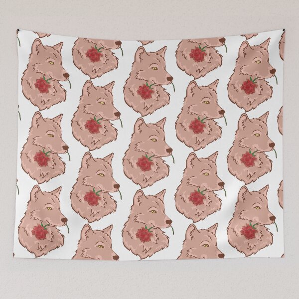 Item preview, Wolf With A Rose designed and sold by missmann.