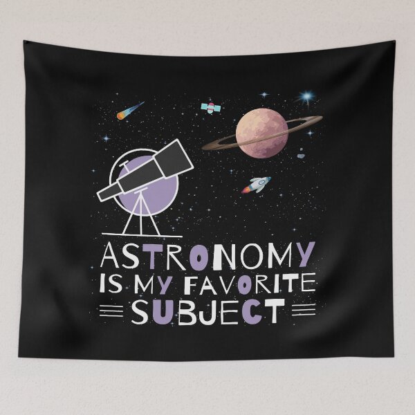Item preview, Astronomy is my favorite subject, Space telescope designed and sold by HandicraftArt.