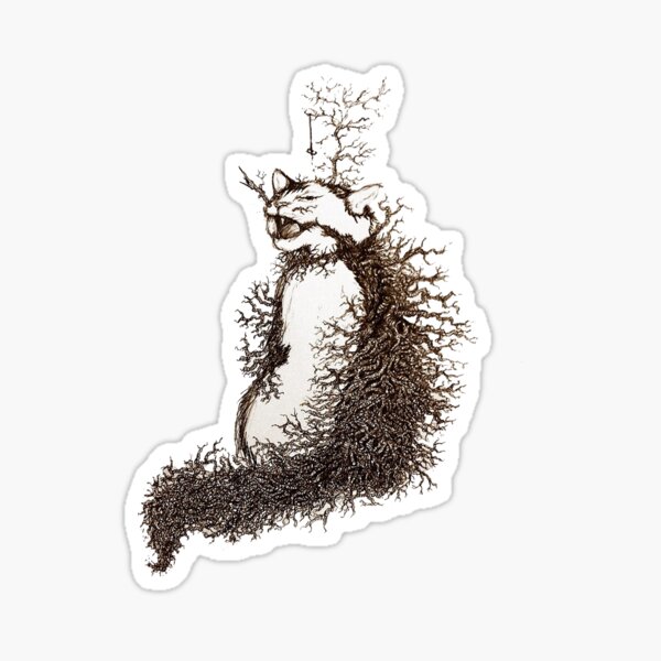 Tree Cat Sticker