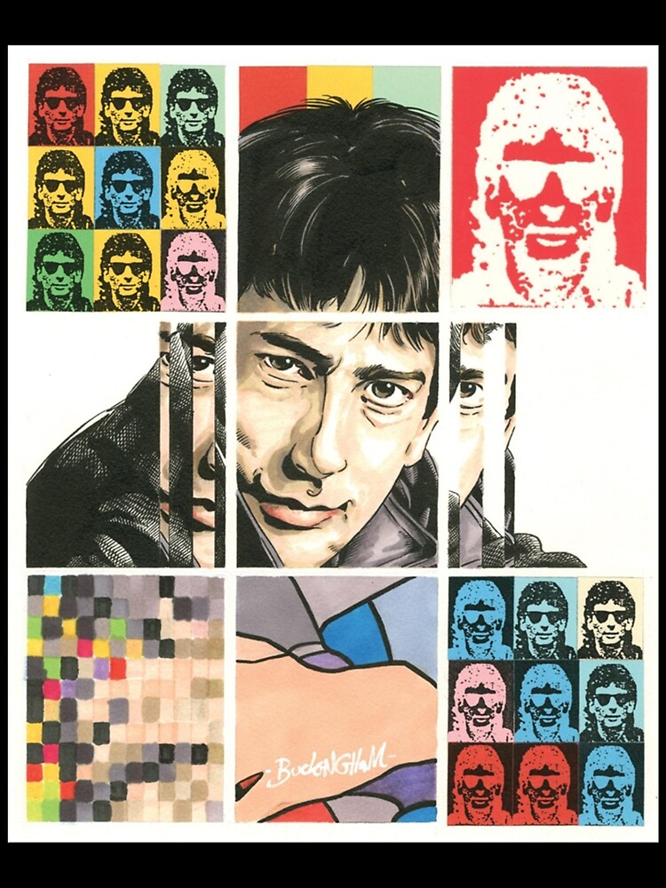 neil gaiman, gaiman, writer, sandman, stardust, american gods, andy warhol,  pop art, mark buckingham | Canvas Print