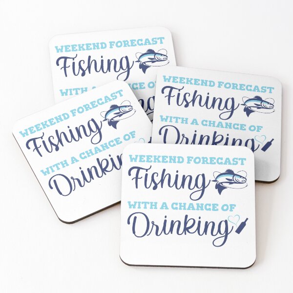 Item preview, Copy of Weekend Forecast Fishing With A Chance Of Drinking designed and sold by beefrancky.