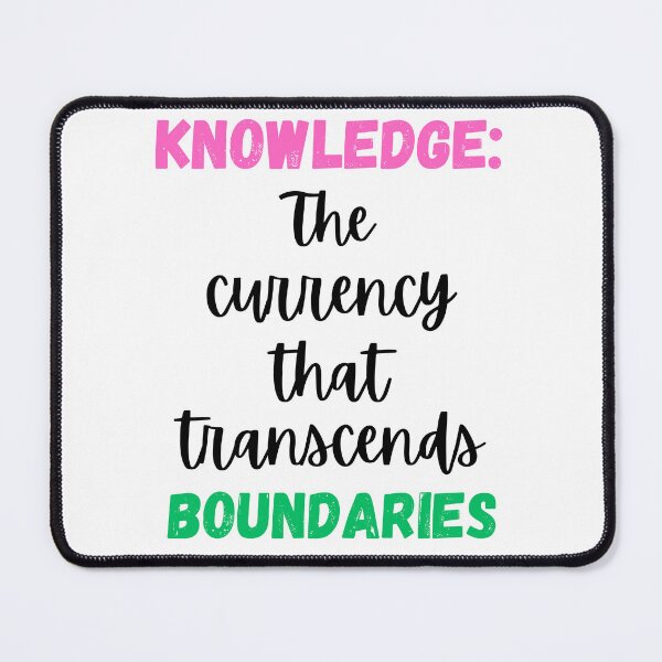 Item preview, Knowledge: The Currency That Transcends Boundaries Design designed and sold by JAMTEESHOP.