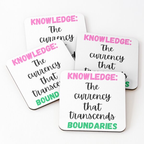 Item preview, Knowledge: The Currency That Transcends Boundaries Design designed and sold by JAMTEESHOP.