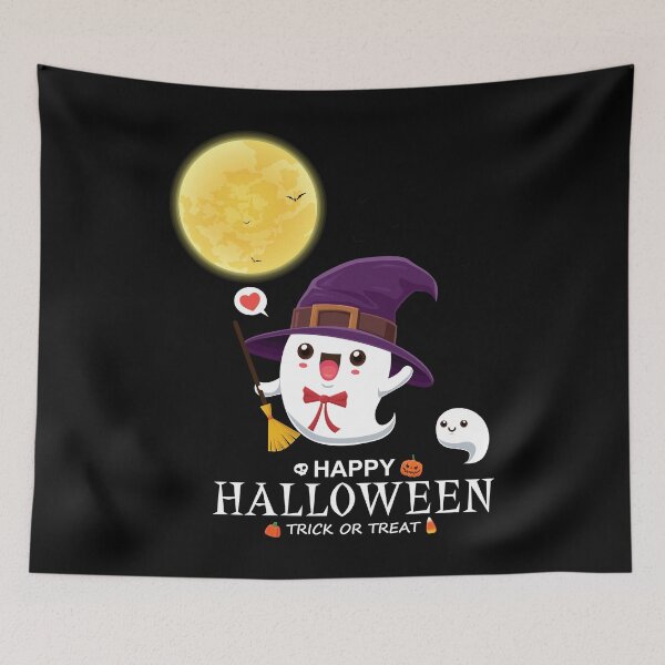 Item preview, trick or treat ghost moon designed and sold by quanlh.