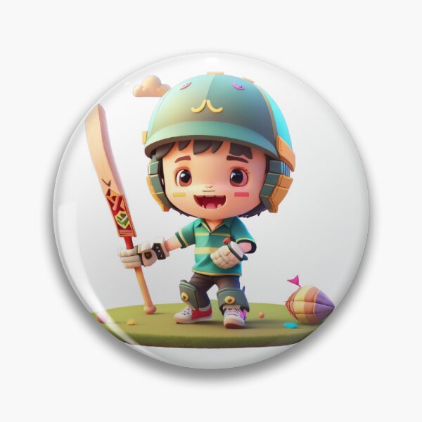 Item preview, Little cricketer kawaii baby 1 designed and sold by SpecialForceART.