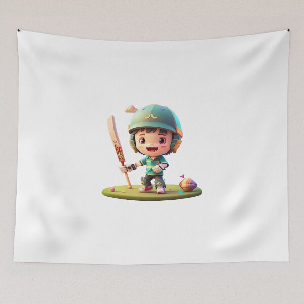 Item preview, Little cricketer kawaii baby 1 designed and sold by SpecialForceART.