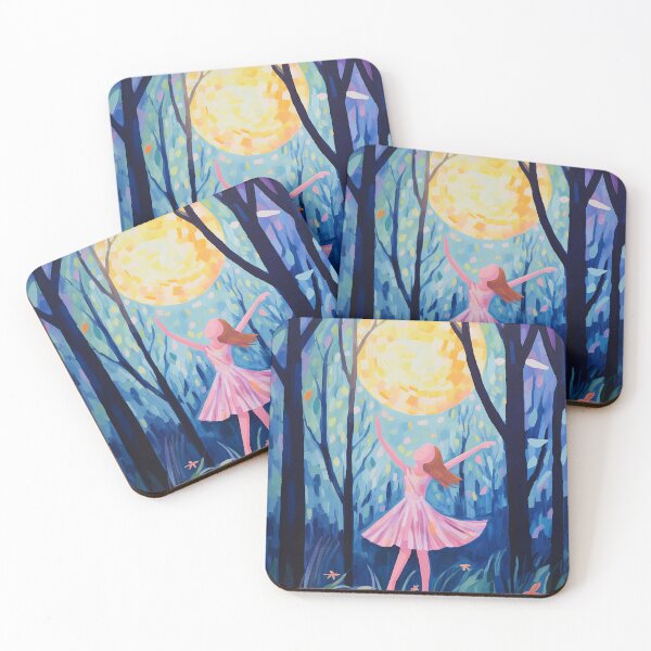Item preview, A Fairy Elf Girl Performing A Fairy Dance In The Moon designed and sold by mianguyen1995.