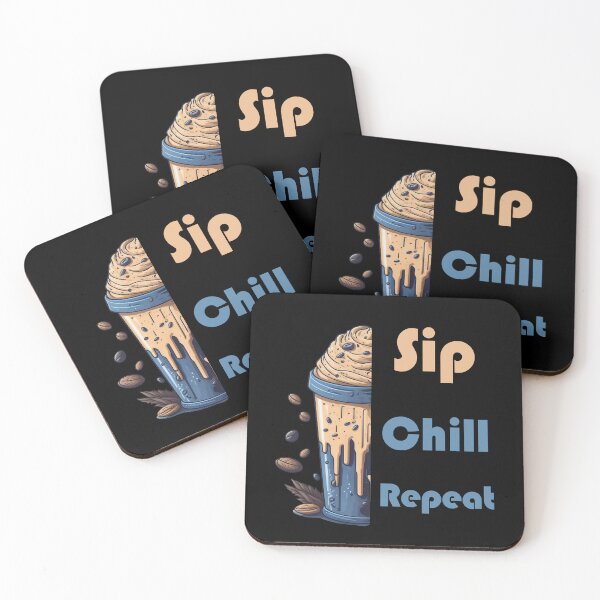 Item preview, Ice Coffee - Sip Chill Repeat designed and sold by YrtemmyS.