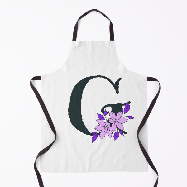 Item preview, Purple floral G monogram designed and sold by Coffee Lifestyle.