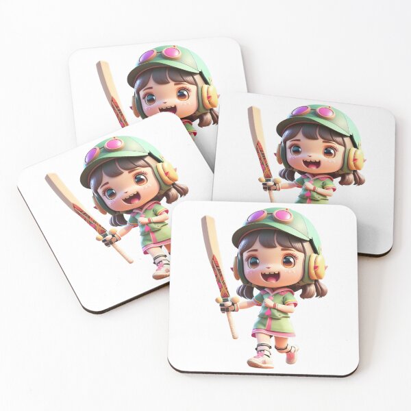 Item preview, Little cricketer kawaii baby 6 designed and sold by SpecialForceART.