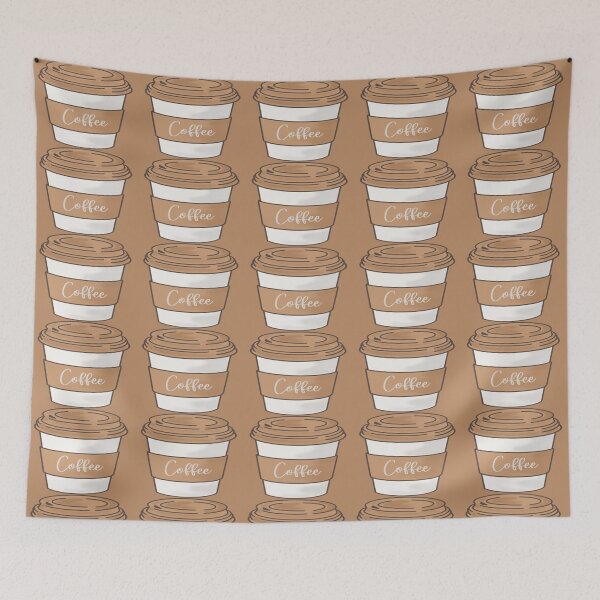 Item preview, Coffee Print - Light Brown designed and sold by PunjabanJatti.