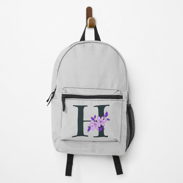 Item preview, Purple floral H monogram designed and sold by Coffee Lifestyle.
