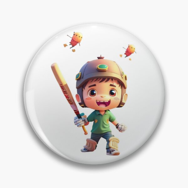 Item preview, Little cricketer kawaii baby 7 designed and sold by SpecialForceART.