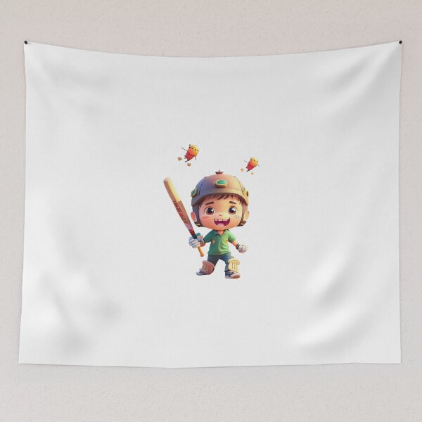 Item preview, Little cricketer kawaii baby 7 designed and sold by SpecialForceART.