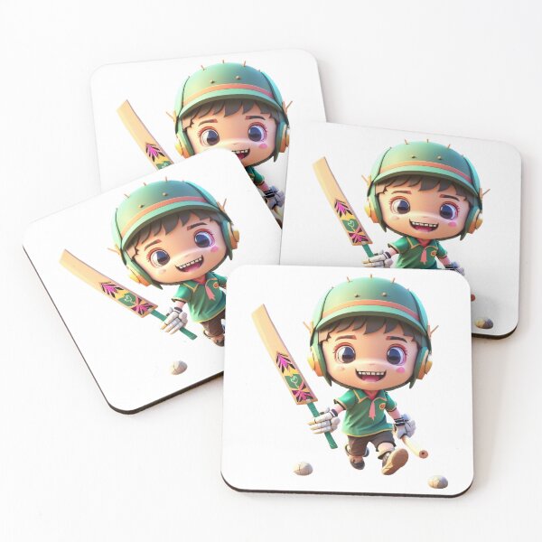 Item preview, Little cricketer kawaii baby 8 designed and sold by SpecialForceART.