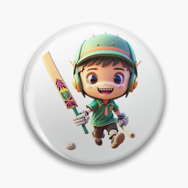 Item preview, Little cricketer kawaii baby 8 designed and sold by SpecialForceART.