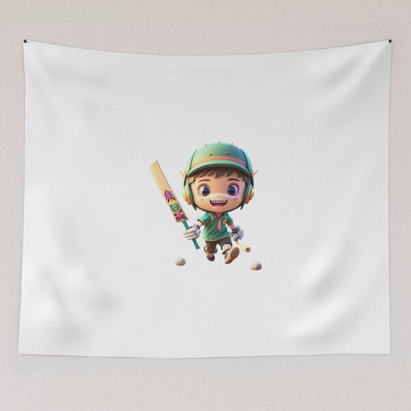 Item preview, Little cricketer kawaii baby 8 designed and sold by SpecialForceART.