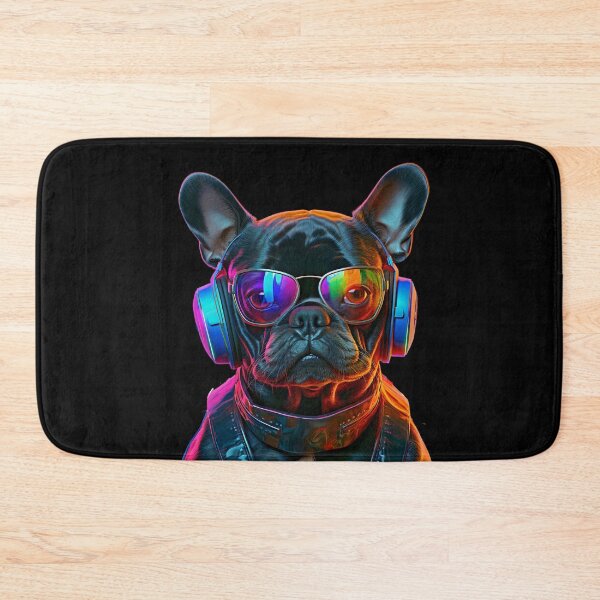 Item preview, DJ Dog Wearing Headphones | Dog Wearing Sunglasses designed and sold by CoolHippoQuotes.