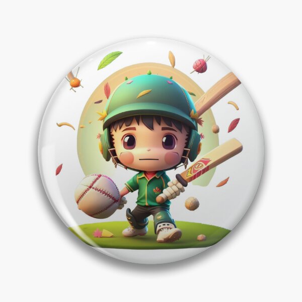 Item preview, Little cricketer kawaii baby 9 designed and sold by SpecialForceART.