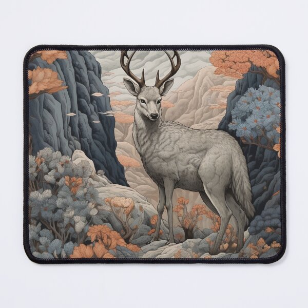 Item preview, Majestic Deer Amidst the Enchanting Forest designed and sold by Visual Foundry.