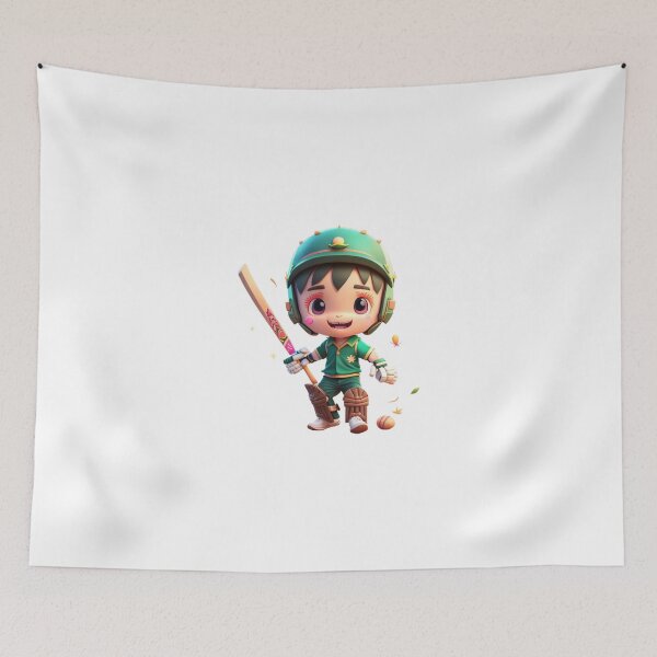 Item preview, Little cricketer kawaii baby 10 designed and sold by SpecialForceART.