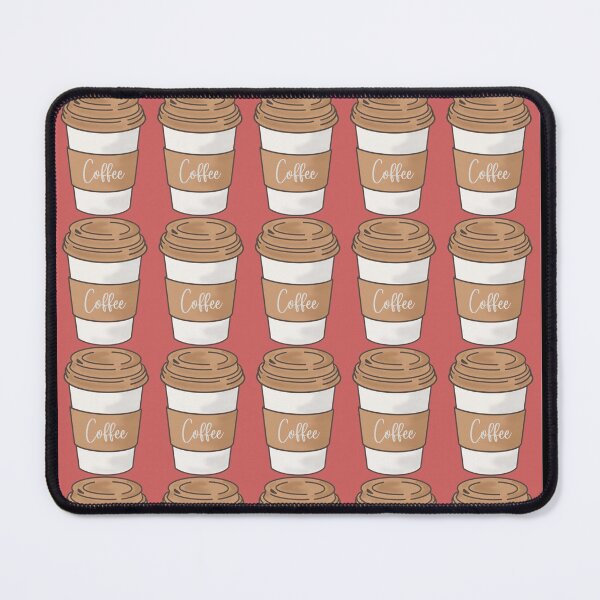 Item preview, Coffee Print - Warm Pink designed and sold by PunjabanJatti.