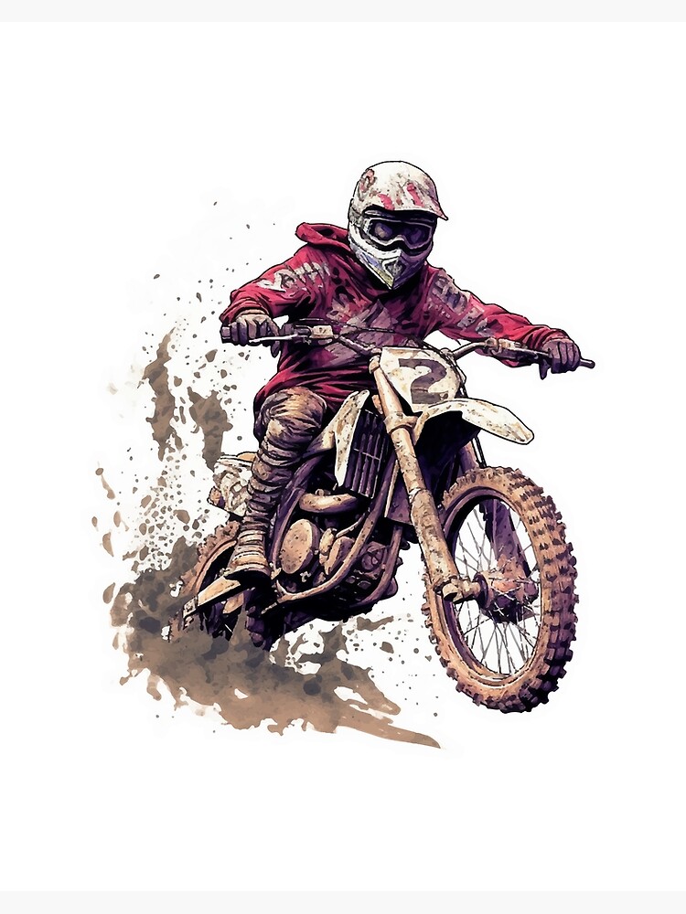 Wall Art Print Motocross sport, Gifts & Merchandise