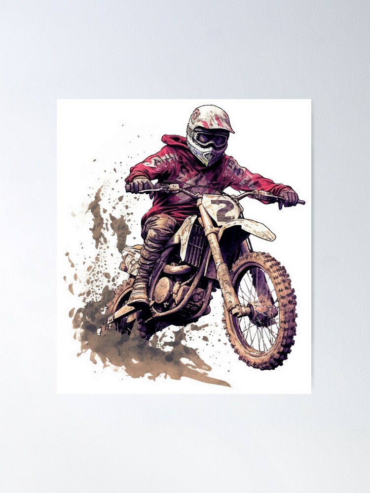 Motocross Sport Label PNG & SVG Design For T-Shirts