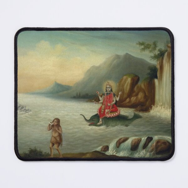 Item preview, Hindu Painting Gangotri The goddess Ganga on Makara Vahana designed and sold by Onodera.