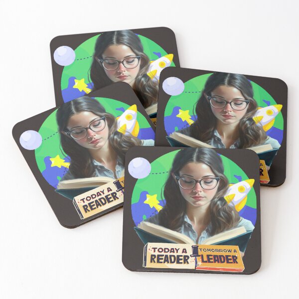 Item preview, Today A Reader Tomorrow A Leader-Reading Quotes-Reading Aesthetic. designed and sold by oldtimesss.