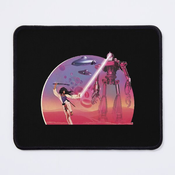 Item preview, The Flaming Lips _Yoshimi Battles The Pink Robots_ Poster 4 designed and sold by helen-duffy.