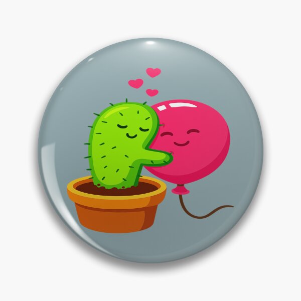 Item preview, cactus hugging air balloon designed and sold by EwingNorton.