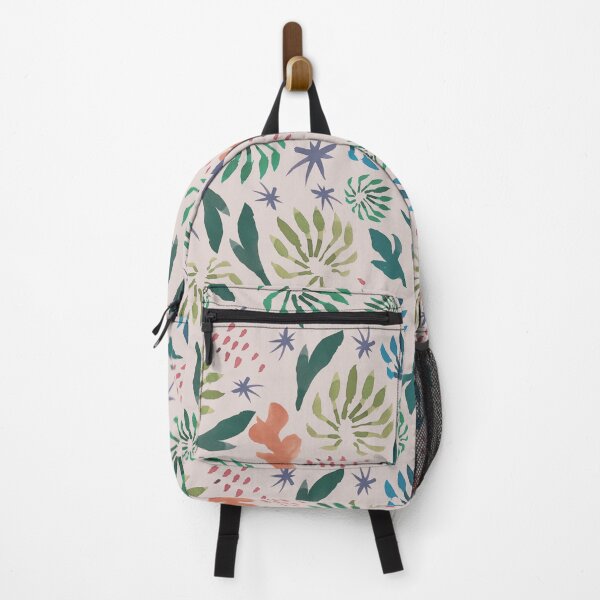 Item preview, Tropical Firewheel Tree Pattern - Lush Australian Rainforest Multicolour Peach Watercolour Design designed and sold by Jay Dee Dearness.