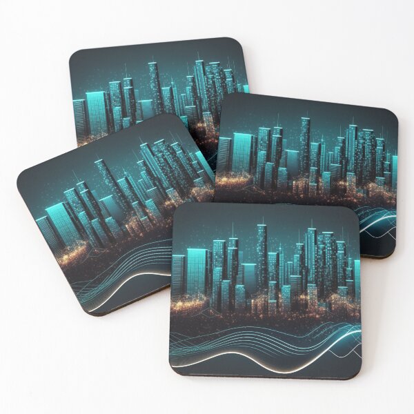 Item preview, Cyber Cityscape: Futuristic Skyline Background designed and sold by Visual Foundry.