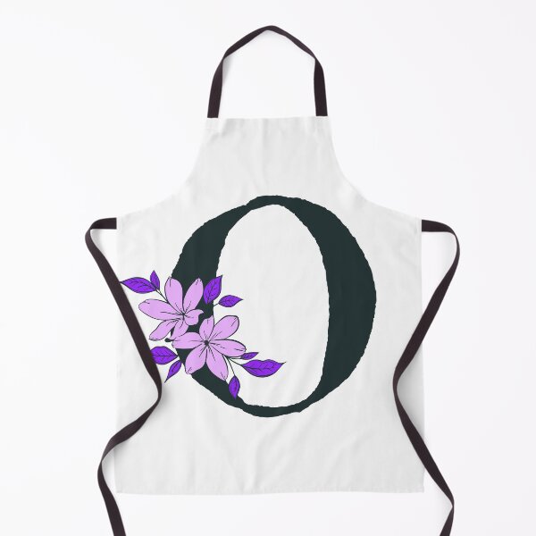 Item preview, Purple floral O monogram designed and sold by Coffee Lifestyle.