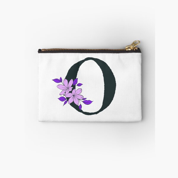 Item preview, Purple floral O monogram designed and sold by Lyssarien.